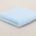 Serviette en coton bleu clair, serviette unie douce et absorbante pour la salle de bain quotidienne. - 34x75cm / Jacinthe des bois