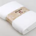 MonoRed Serviette de Bain Coton Blanc Variante Douce Absorbante 1 Pièce Pure Coton - Blanc Coton