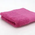 Einfarbiges Handtuch aus reiner Baumwolle weich saugfähig rosa gefaltete Variante - 34x75cm / Sapanholz-Rosa