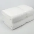 Premium 100% cotton solid color bath towel, soft and absorbent hotel quality white towel. - 150x70cm / White