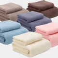 Cotton jacquard towel gift set, soft bath and hand towels in multi vibrant color options. - 140x70cm & 33x75cm / Mix And Match