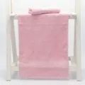 Solid color pure cotton towel soft and absorbent hotel quality pink bath towel for daily use - Pink / 74*33cm (Cloud Transparent Packaging)