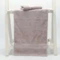 Premium pure cotton plain towel set, soft texture hotel quality bath and face towel for home. - Camel