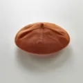 Breathable solid color infant knit beret hat cute baby painter cap detail display - One Size / Brown