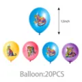 Bunte Neon Leopardenprint Party Luftballons 12 Zoll Latexballons 20Stk Set Kinder - Ballons (20 Stück/Packung)