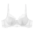White Lace Bra Sexy French Thin Plus Size Push Up Underwear Lingerie Variant SKU - 70B / Tops / White