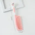 Cute rabbit handle plastic hair comb portable pink straight hair comb for daily home use - Cartoon Animal Comb / 1 Piece / Pink Rabbit