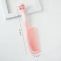 Cute cartoon pig handle hair comb pink portable straight hair comb for daily grooming and styling. - Cartoon Animal Comb / 1 Piece / Pink Pig