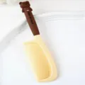 Cute bear handle hair comb, beige and brown portable straight hair styling brush for daily use. - Cartoon Animal Comb / 1 Piece / Beige Coffee Full Bear