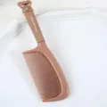 Cute brown hair comb with lovely bear handle design, portable daily hair styling tool. - Cartoon Animal Comb / 1 Piece / Coffee Flower Bear