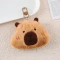 Mignon porte-clés en peluche capybara, style pain doux charme de sac et pendentif jouet. - Capybara Grosse Tête