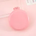 Brosse à cheveux pliante portable avec miroir compacte rose de voyage pour utilisation quotidienne - Peigne Miroir Pliable Simple / Rose Sakura