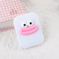 Peigne à cheveux de dessin animé portable pour enfants et femmes, jolie brosse pliante roses. - Bouche de Saucisse Blanche