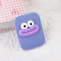 Brosse a coussin d'air pliante de poche de dessin anime violet pour enfants et filles, jolie brosse. - Bouche Saucisse Violette