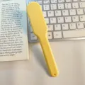Brosse à cheveux pliante portable pour dortoir étudiant et maison, peigne en plastique. - Peigne Pliant Minimaliste / Jaune