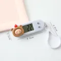 Mini montre électronique de dessin animé pour enfants, minuteur numérique portable. - Montres suspendues électroniques blanches - Ours