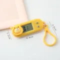 Lindo mini reloj temporizador electrónico para niños, reloj digital amarillo portátil con diseño de oso. - Relojes digitales colgantes amarillos - Tigrito