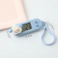 Llavero Temporizador Electrónico Niños Dibujos Animados Reloj Digital Bonito Útil Práctico - Reloj colgante electrónico azul 【Cachorro】