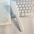 Brosse à cheveux pliante portable peigne blanc compact pour usage quotidien en dortoir étudiant - Peigne Pliant Minimaliste / Blanc