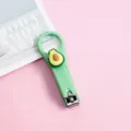 Creative dessin anime enfants coupe-ongles anti-eclaboussure vert macaron avocat mignon outil - Avocat A