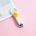 Mignon coupe-ongles banane dessin animé pour enfants, couleur macaron anti-éclaboussures outil - Banane