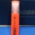 Surligneur fluorescent orange vif, marqueur de papeterie créatif pour étudiants, grande capacité. - Orange