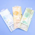 Set de 4 règles scolaires dans pochette transparente papeterie géométrique multifonction - Set de 4 règles mignonnes dessin animé - Marguerite