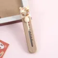 Mignon couteau utilitaire mini ours donut, cutter de poche portable pour étudiants et papeterie. - Cutter dessin animé - Ours donut B