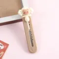 Mini cutter mignon avec design d'ours de dessin animé, ouvre-boîte portable pour étudiants. - Cutter Cartoon/Grand Ours Nœud Papillon