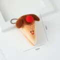 Joli porte-clés en peluche gâteau, pendentif dessert doux pour sac à main et étudiants. - Gâteau / Style de chaîne à billes