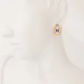 Acero inoxidable bañado en oro de 18k concha pendientes zodiaco joyería de mujer - Piscis
