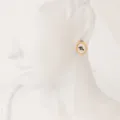 Pendientes de acero inoxidable chapado en oro 18K con signo del zodiaco Escorpio y concha - Escorpio