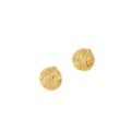 Pendientes Geométricos Irregulares Dorados Acero Inoxidable Chapado en Oro 18K Elegantes - Estilo Redondo Geométrico Irregular
