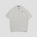 Polo casual da uomo a maniche corte con colletto a risvolto e ricamo sul petto estivo. - 3XL / Top / Bianco