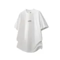 Maglietta casual ampia a maniche corte estiva top bianco semplice in stile giapponese - Taglia M / Top / Bianco