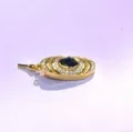 18K Gold Plated Zircon Clasp DIY Jewelry Connector for Necklace Bracelet Jewelry Making - Purple Background Closeup Style (5)