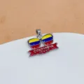 Colombia flag sunglasses pendant charming enamel metal jewelry accessory for fans and daily wear - Colombia Sunglasses Style (2)