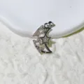 Exquisite silver moon star pendant sparkling micro paved cubic zirconia detail fine jewelry accessory - Silver Rhinestone Moon Star / Pendant Only (No Chain)