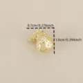 Exquisite 18k gold plated fu bag pendant for diy jewelry making and accessories design. - Gold