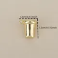 Gold plated copper wine glass charm pendant for DIY jewelry accessories size 1.2x1.3cm - Gold