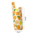 Custodia per tazza in tela portatile con manico, simpatico motivo di frutta per uso quotidiano. - Stile a Nodo / 29x8cm