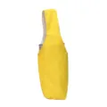 Borsa tote per tazza in tela gialla, grazioso supporto portatile isolato per bottiglia acqua - Giallo brillante