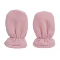 Roze fleece baby wanten voor de winter, warme schattige kleuter handschoenen met bescherming. - S (6-18 maanden) Wanten / Roze