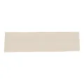Bandeau de sport en coton beige uni, élastique et absorbant la transpiration pour le yoga. - Abricot