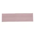 Détail de bandeau en coton extensible rose, bandeau de sport doux pour femmes, quotidien. - Rose Clair