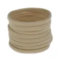 Elastic nylon baby headbands soft elastic hair bands DIY kids hair accessories 10pcs pack - 10 Pieces/Pack / Nude
