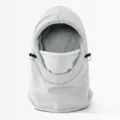 Winter winddichte fietsbalaclava fleece gevoerd dikke thermische muts voor buiten sport. - Eén maat / Lichtgrijs