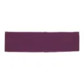 Bandeau de yoga de sport pour femme violet uni élastique absorbant la sueur bandeau souple. - Violet foncé