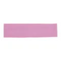 Bandeau de sport elastique rose en coton vue de detail, bandeau souple pour entrainement. - Mauve Clair