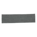 Détail de bandeau en coton gris foncé, extensible et absorbant pour le sport et le yoga. - Gris Chiné Foncé
